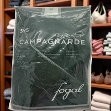 Fogal Campagnarde 595 Tights in Red Orange 338 Tuile sz Small - 30 denier