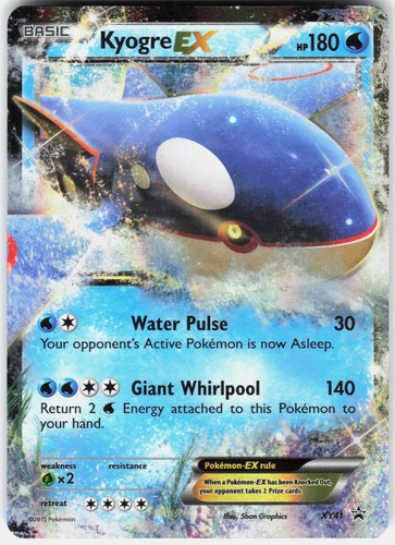 Pokemon Kyogre EX XY41 Holo Promo XY Promo Pokemon Near Mint