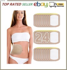 24Pcs Castor Oil Pack Wrap Organic Cotton Castor Oil Patches Disposable Self-...