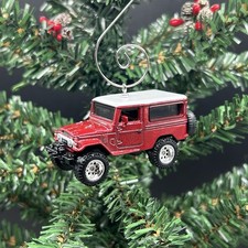 Toyota Land Cruiser Fj 43 Custom Christmas Ornament