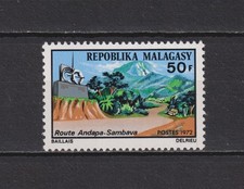 MADAGASCAR   .   N °  507  .   50 F  .   ROUTE       NEUF  *  .   SUPERBE .