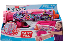 ZURU X-Shot Skins Fast-Fill Sprinkle Water Blaster 500mL Pink New