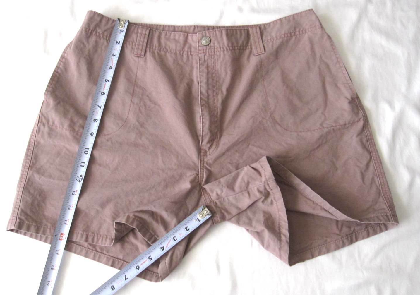 Y2K Vtg Levis Batwing Chino Shorts Comfort Loungewear Minimalist Sz 16 (WP368) thumbnail 4