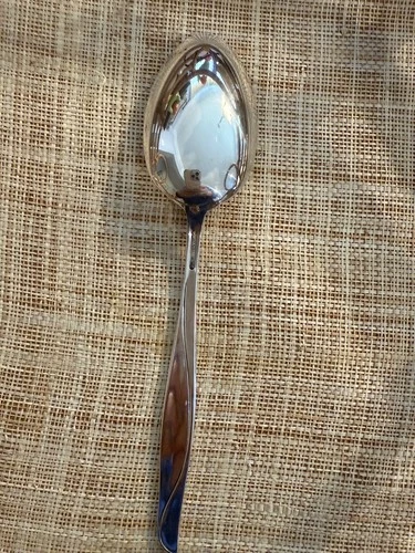 Sea Rose By Gorham Sterling Silver Serving Spoon 8 1/2" New