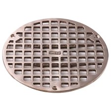 Jay R. Smith Manufacturing A08nbg Grate, Bronze, Round, 7-5/8 In Dia