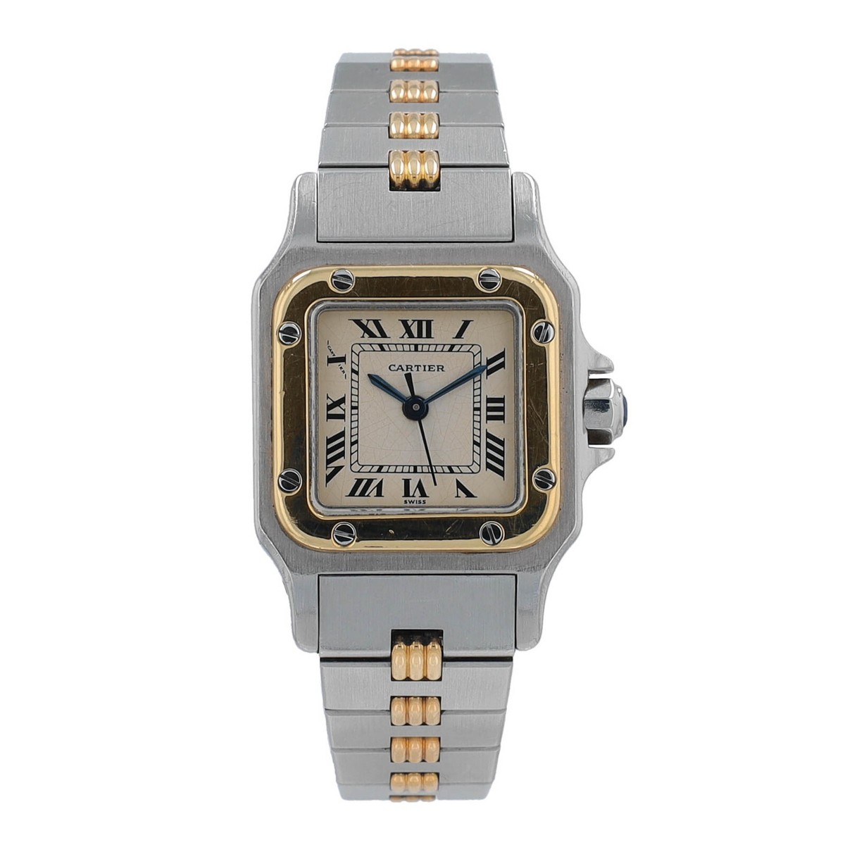 カルティエ Cartier サントス ガルべ 2423 sm 自動巻き ☆カルティエ