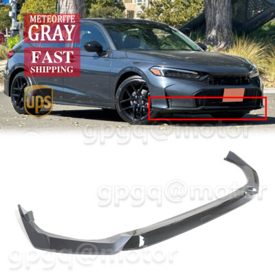 For Honda Civic Sedan Hatch 25-Up Yofer Meteorite Gray Front Bumper Lip Splitter