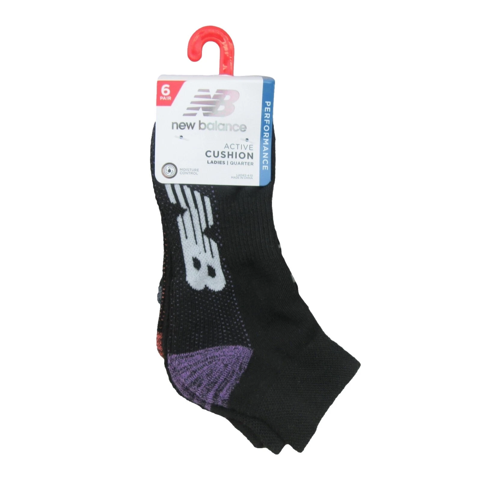 Calcetines de poliéster Negro New Balance Para Mujeres