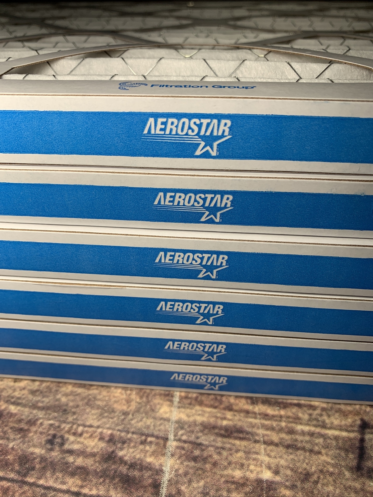 Aerostar 20x25x1 MERV 11 Furnace Air Filter, 6 Pack eBay