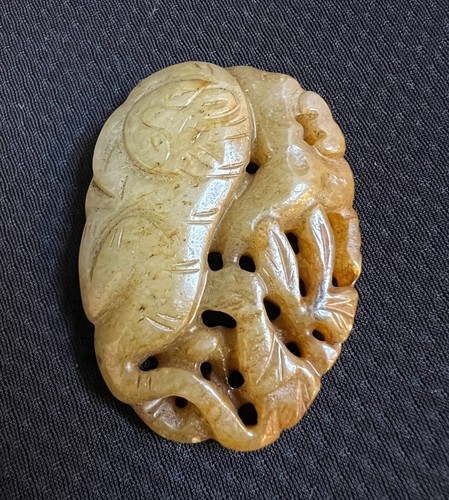 China Chinese Ming or Qing Dynasty Jade sculpture #A