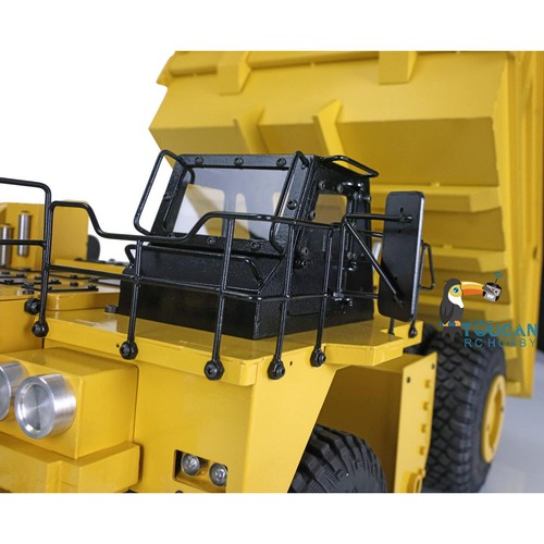 1/20 Hydraulic RC Mine Truck 793D Metal Dump Truck Model Lights FlySky I6X Radio - Picture 8 of 11