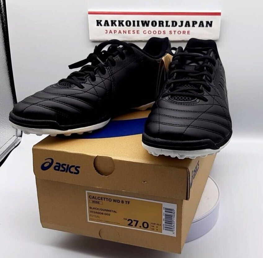 Asics Futsal Turf Shoes CALCETTO WD 8 TF 1113A008 002 Black x