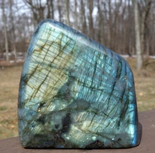 Flashy Labradorite Polished Free Form Stone Specimen Crystal ~ Madagascar