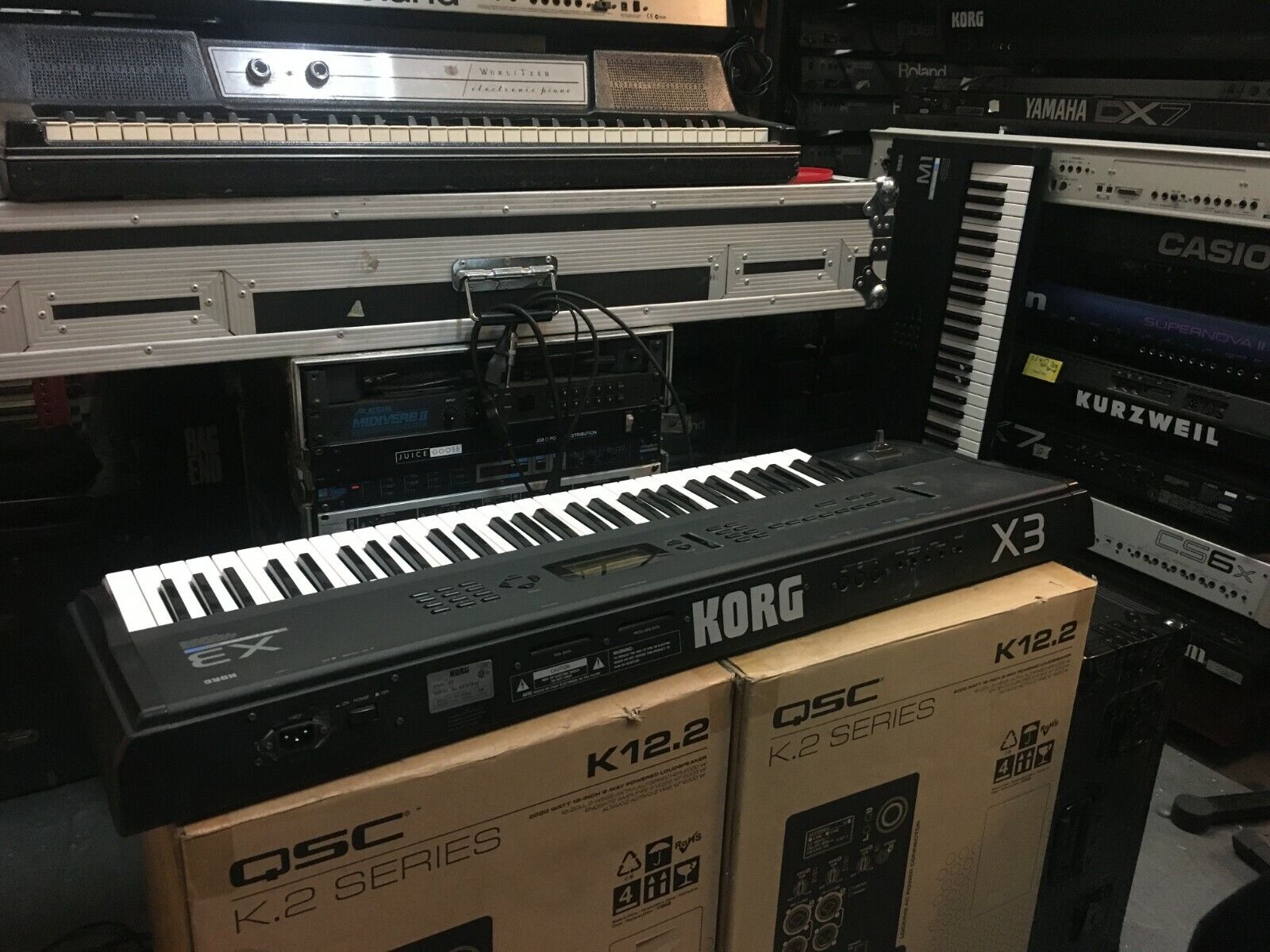 Korg X3 61 key Workstation synthesizer, piano/vintage keyboard