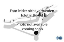 FOX Sportauspuff Komplettanlage ab OPF VW Polo AW1 2.0l GTI 2x90mm uneingerollt