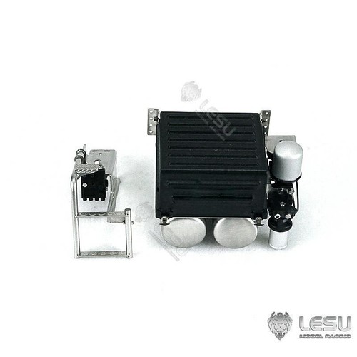 LESU Metal Battery Tank Equipment Box DIY Part For 1/14 RC FE VM Tractor Truck - Picture 2 of 9