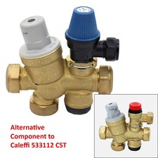 Caleffi 3/6 bar 533201/533112 CST combined PRV and cold fill monobloc manifold a