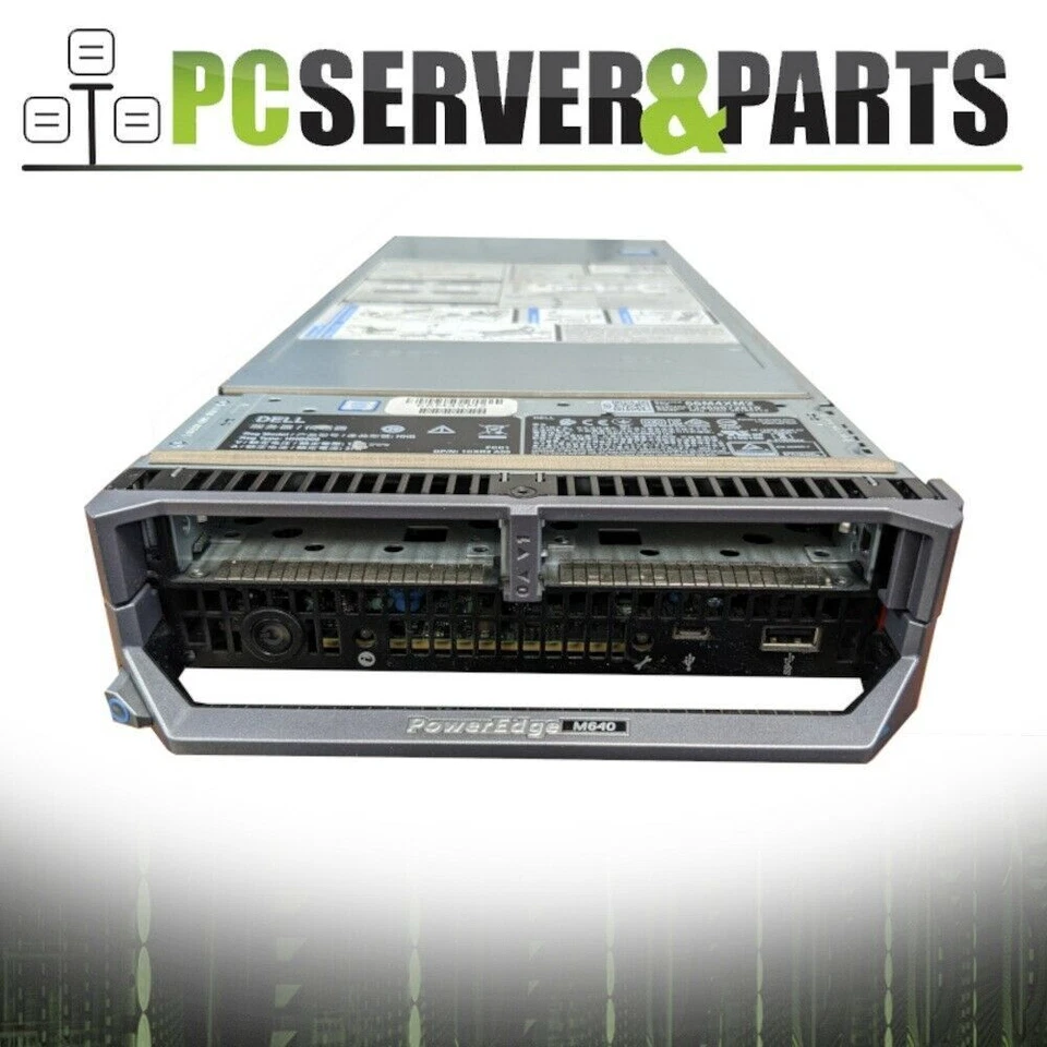Dell PowerEdge M640 Blade Server 2x 4114 2.20GHz 64GB RAM V017G Network Card - Image 2 of 4