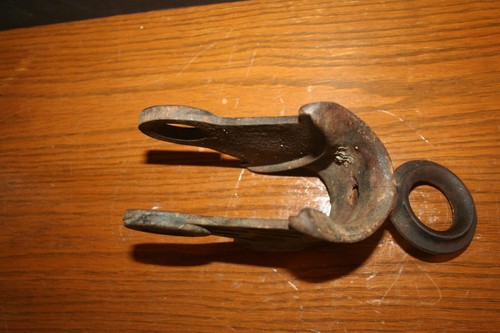 Metal Rope Pulley Grapple Hook #348A Block and Tackle Hook Pulley Frame - Picture 6 of 8