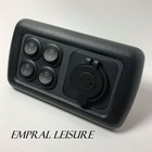 12v CBE C-Line Light Switch Socket CamperVan Caravan Motorhome ...