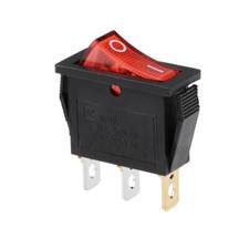 Boat Rocker Switch Red LED DC 12/24V Toggle Switch AC 250V/15A 125V/20A