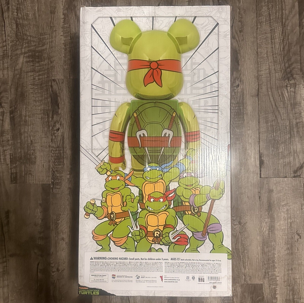 Medicom Toy BE@RBRICK 1000% Nickelodeon Ninja Turtle Raphael