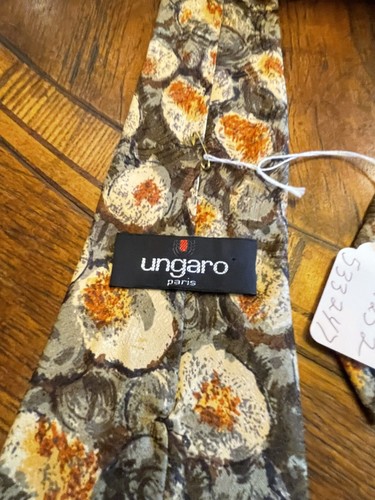 UNGARO PARIS TRAJE DE VESTIDO DE ALTA GAMA CORBATA CORBATA ENVÍO GRATUITO - Imagen 3 de 3