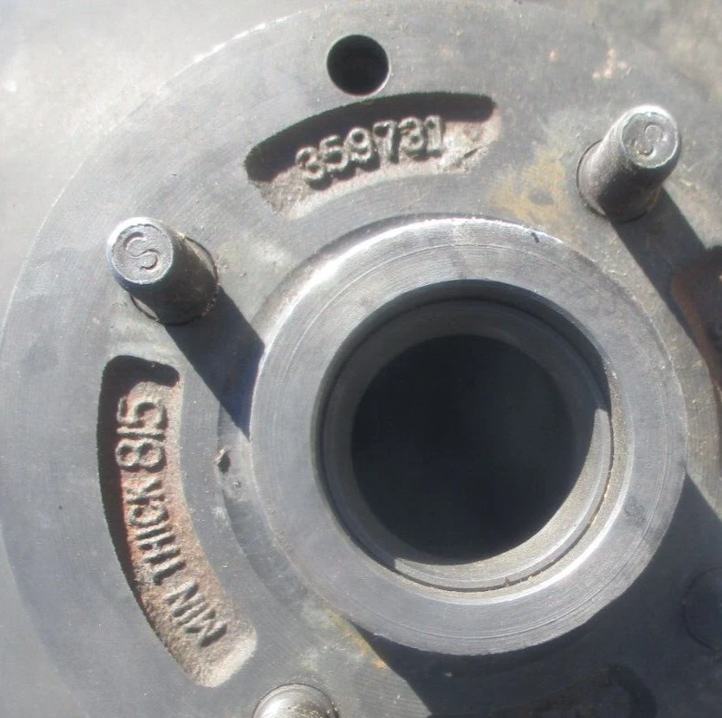 Chevy Monza Buick Pontiac Olds 1976 1980 rotor de freno y buje nuevo de fábrica OEM GM # 359730 Foto 4 de 4