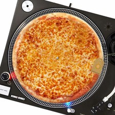 Pizza Cheese Please Slipmat Turntable 12" for DJ Vinyl LP Audiophile