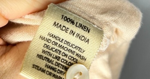 MAMENE Sz 2 M/L Light Beige Peach Linen Button Front Shirt Top - 第 6/8 張圖片