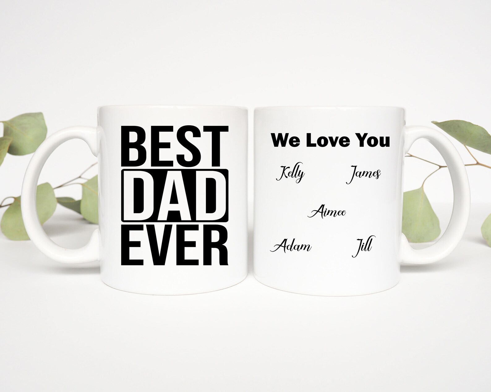 Best Dad Ever Mug Dad Coffee Mug Best Dad Coffee Mug Father's Day Gift Step Dad