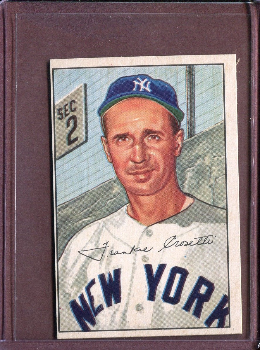 1952 Bowman 252 Frank Crosetti CO EX #D52309 | eBay