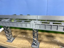 O Scale ClickLock Trestle System by Scenery Sheets - 8" Long Bridge and Uprights