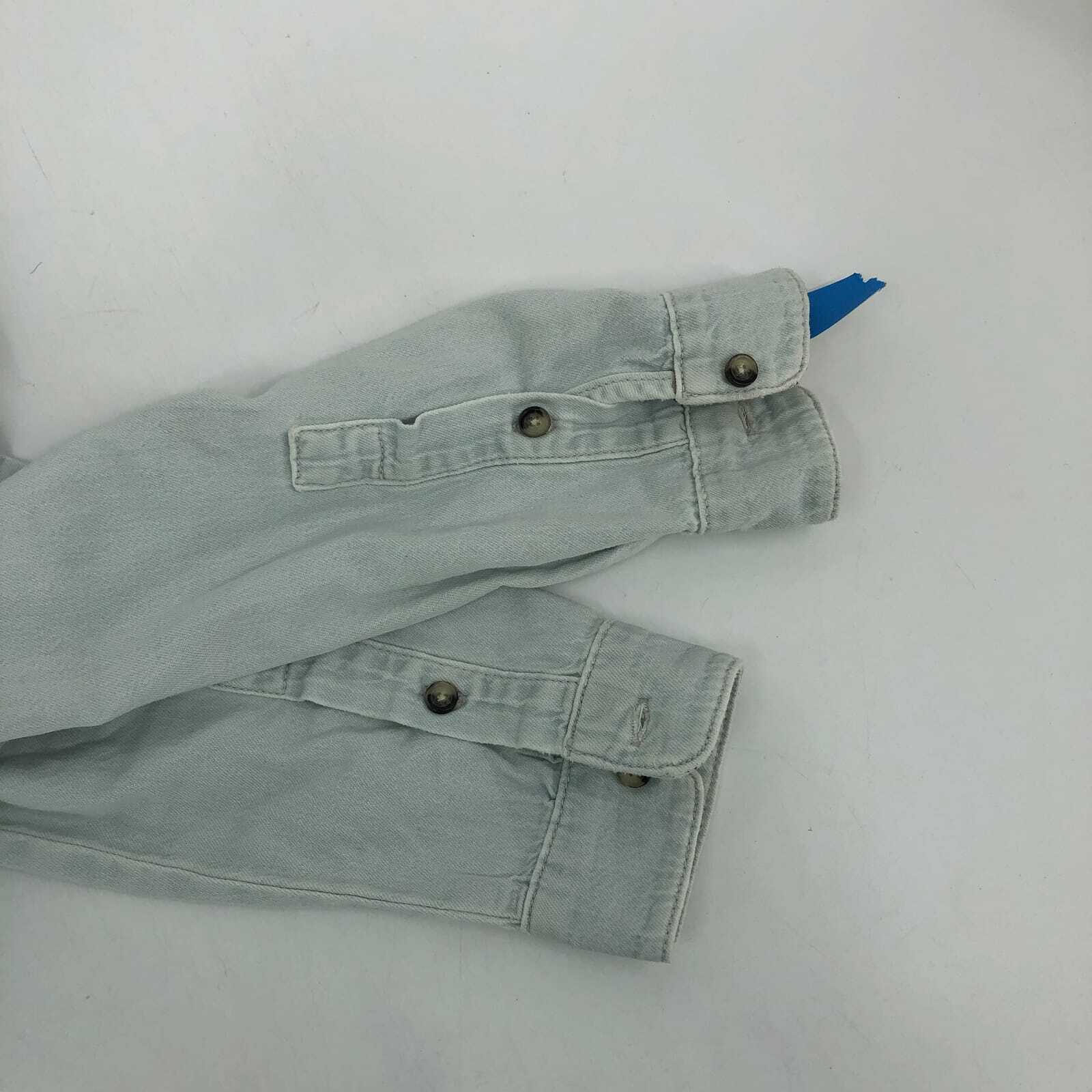 Topshop Blue Basic Button-Up Shirt | Perfect for … - image 3