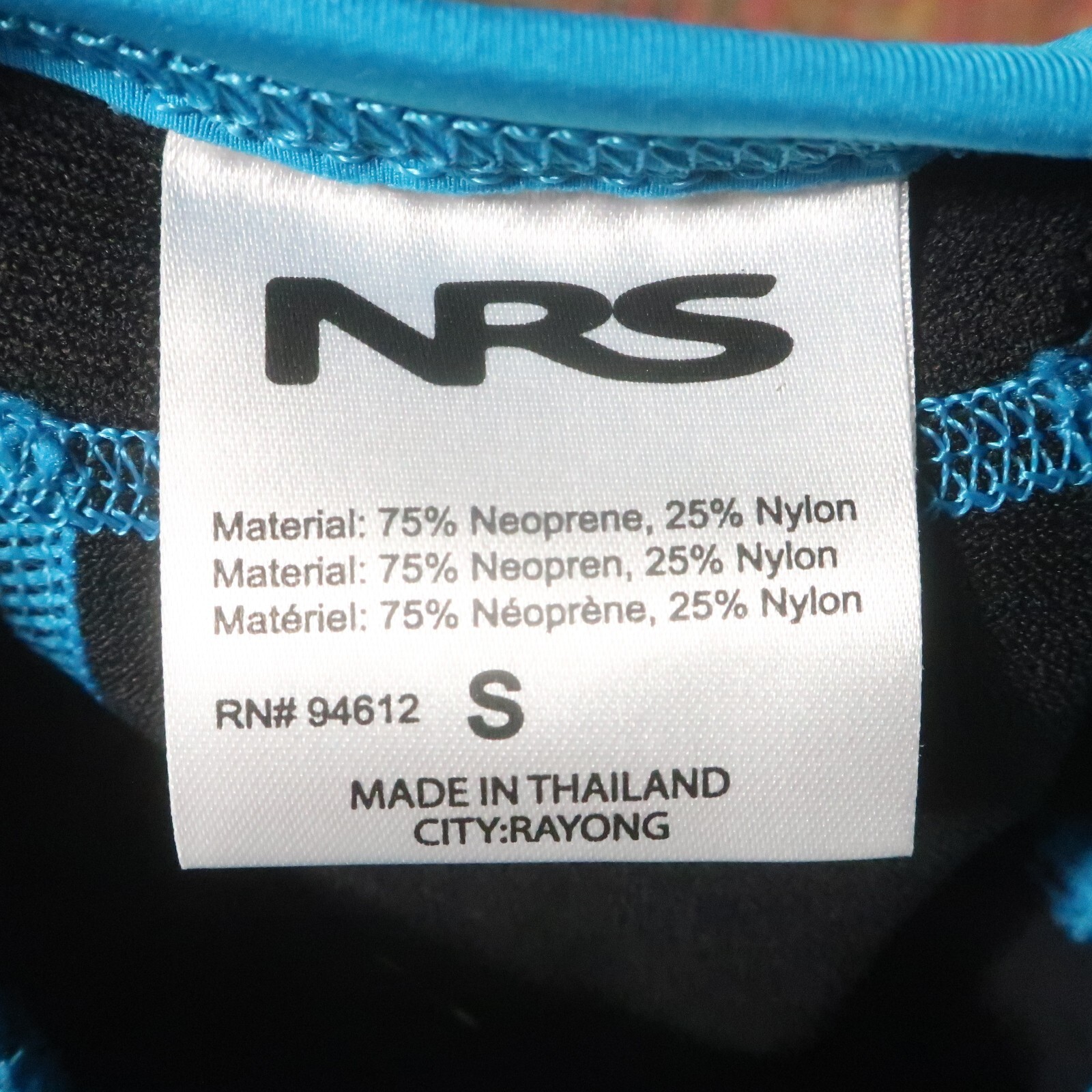 NRS HydroSkin  Womens Small 0.5 Neoprene Short Sleeve Shirt Top Blue NWT NEW