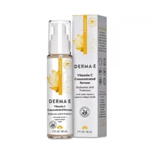 DERMA E Vitamin C Concentrated Serum with Hyaluronic Acid,Vitamin C -2 oz