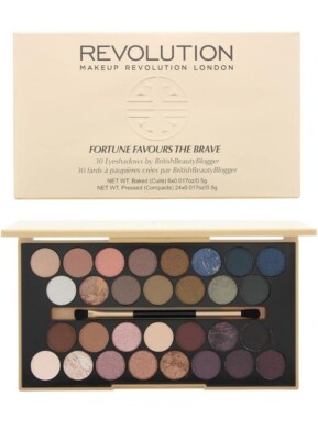 REVOLUTION Fortune Favours The Brave Lidschatten Palette British Beauty Blogger