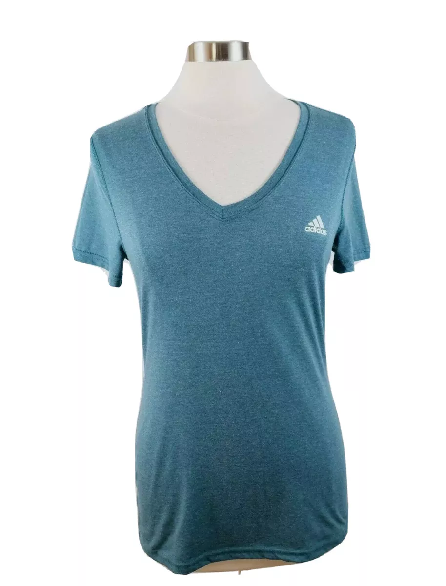 Green adidas sales t shirt women's