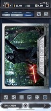 Topps Star Wars Digital Card Trader Steel Kylo Evolution Lightsaber Insert Award