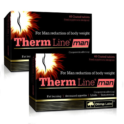 THERM LINE MAN - 60-180 Tabletten - Mann - Beschleunigter Fettstoffwechsel Fokus
