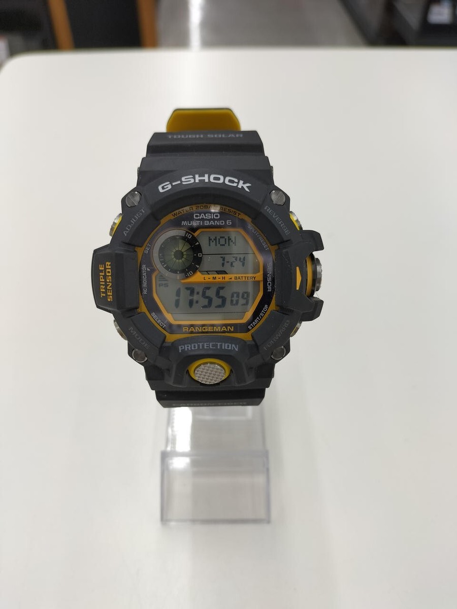 Excellent Casio G-SHOCK Rangeman GW-9400YJ-1JF Black Yellow Excellent Casio G-SHOCK Rangeman GW-9400YJ-1JF Black Yellow