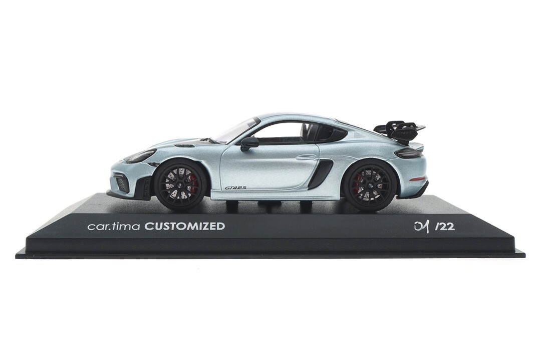 1:43 MINICHAMPS 2022 PORSCHE 718 Cayman GT4 RS Azzuro Thetys