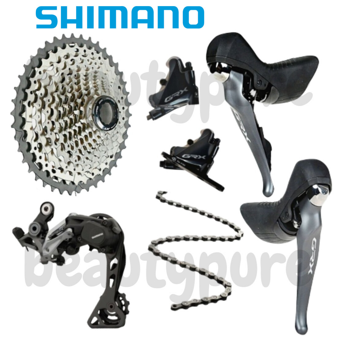 SHIMANO GRX ディレイラー RD-RX810 FD-RX810セット Amazon | シマノ(SHIMANO) FD-RX810 直付 2X11S IFDRX810F | シマノ