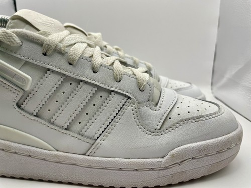 Adidas Turnschuhe Größe 5,5 Forum Low Triple White Damen Junior Sneaker Freizeit - Bild 4 von 15