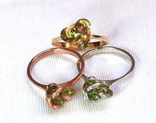 Color Change Turkish Diaspore (Sultanit) Ring 925K  Silver, No US Import fees!