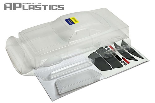 RC Body Car Drift 1:10 Plymouth Superbird style APlastics New Clear Shell - Picture 12 of 12