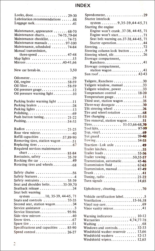 1974 Ford Ranchero Torino руководство пользователя Gran Torino руководство  - Изображение 4 из 4