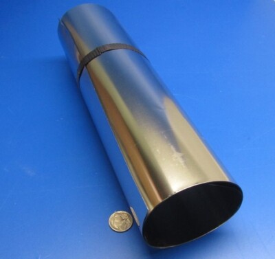 Feuille Acier Inoxydable 316 - épaisseur 0.002 Pouce X 12 X 100 Pouces - Neuf - Origine USA