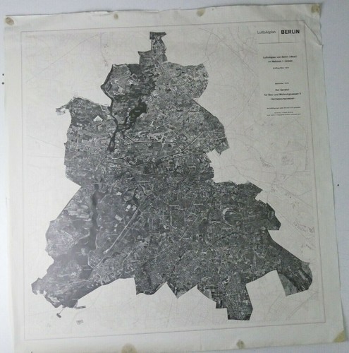 Luftbildplan Berlin 1:50000 1976 N2382