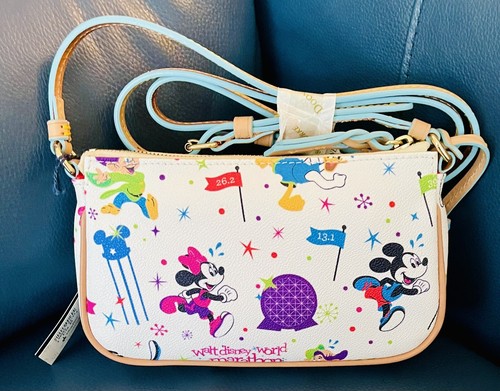 NWT Disney World Park WDW Dooney Bourke 2015 Marathon Crossbody Purse Bag - Picture 2 of 2